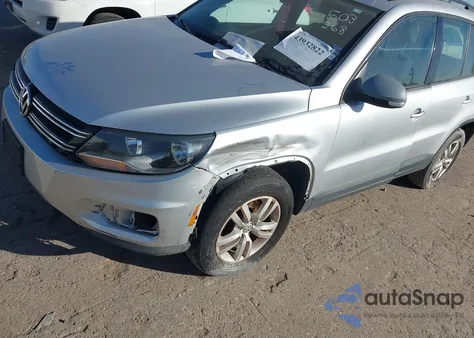 2015 Volkswagen Tiguan S из США, поврежденный, VIN WVGAV7AX8FW503268